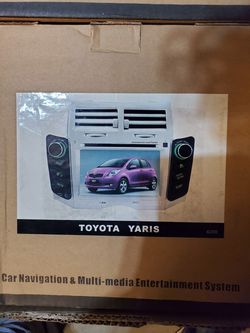 Toyota Yaris car Navigation-media Entertainment System