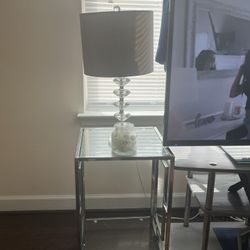 Glass End Tables (2)