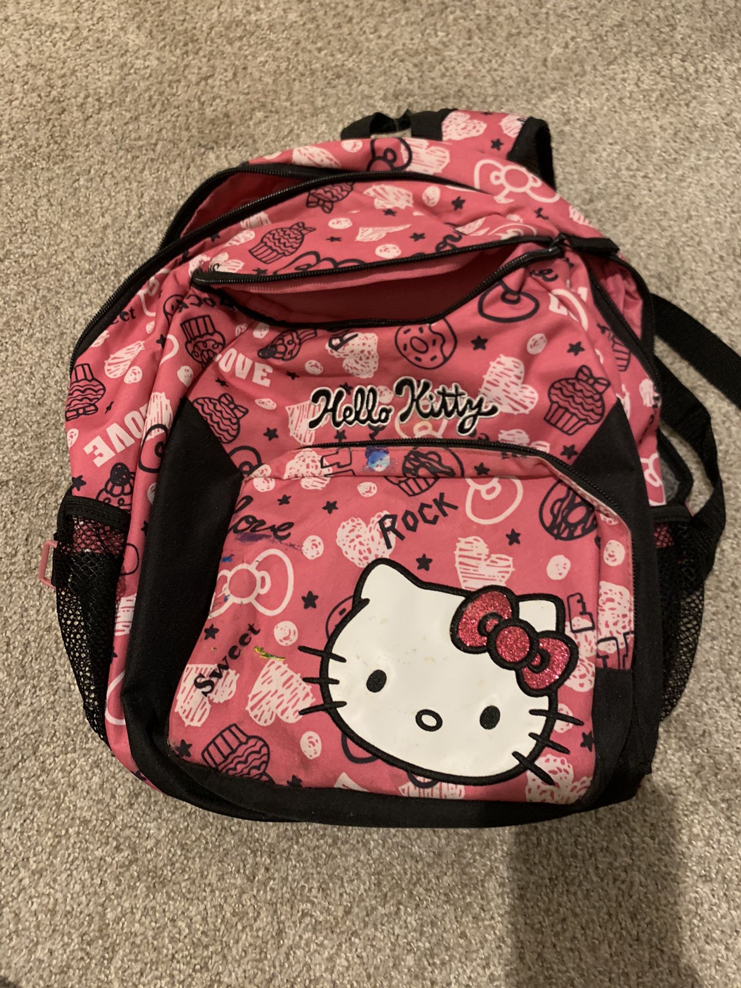 Hello kitty backpack for smaller kids
