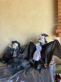 Halloween Bats, pumpkin, lantern decor