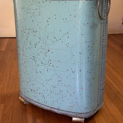 MCM Vintage Atomic Laundry Hamper