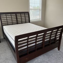 Queen Size Bed Frame And Spring Box