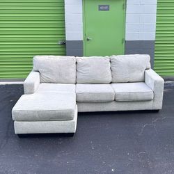 Light Grey Ashley Sectional Sofa (Free Delivery)