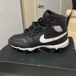 Jordan 1 MID Youth Football Cleats