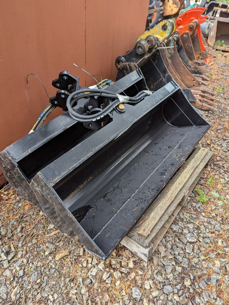 40" Mini Excavator Tilt Grading Bucket