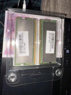 2x8gb of ddr5 sodimm Ram