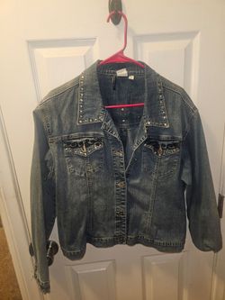 Jean jacket size  large