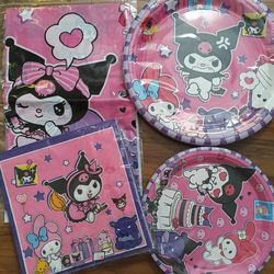 Kuromi Birthday Party Decoration.