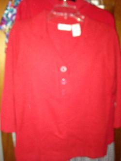 Red sweater sz medium