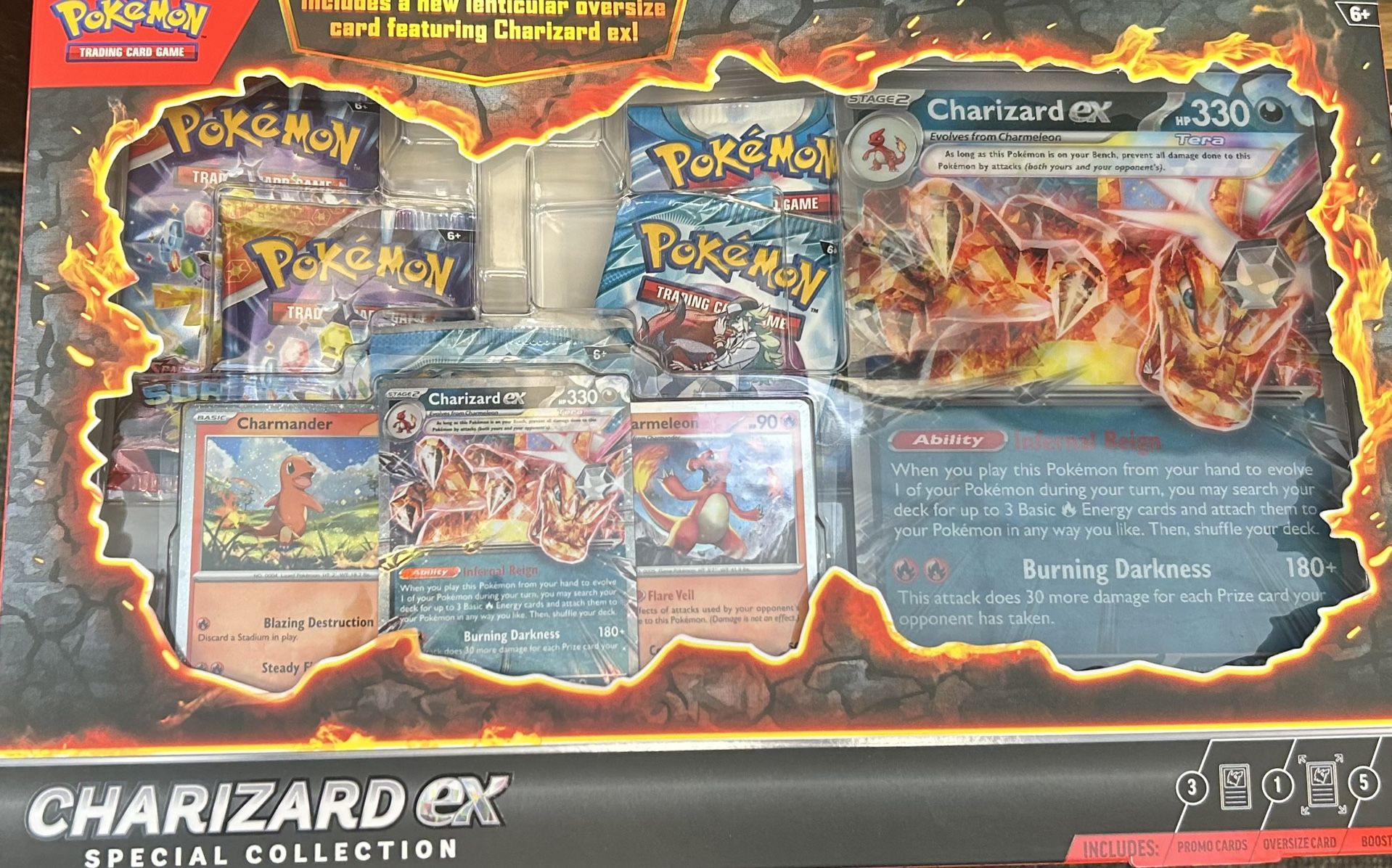 Pokemon charizard EX Box