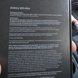 Brand NEW S25 ULTRA NEVER OPEN