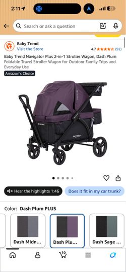 Baby Trend Wagon/Stroller