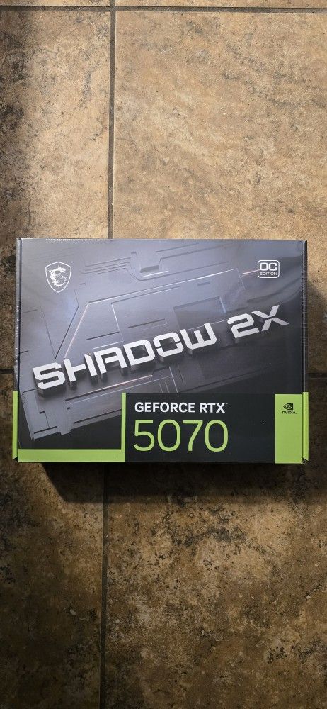 *New* Nvidia MSI RTX 5070 12GB DDR7 Shadow 2x