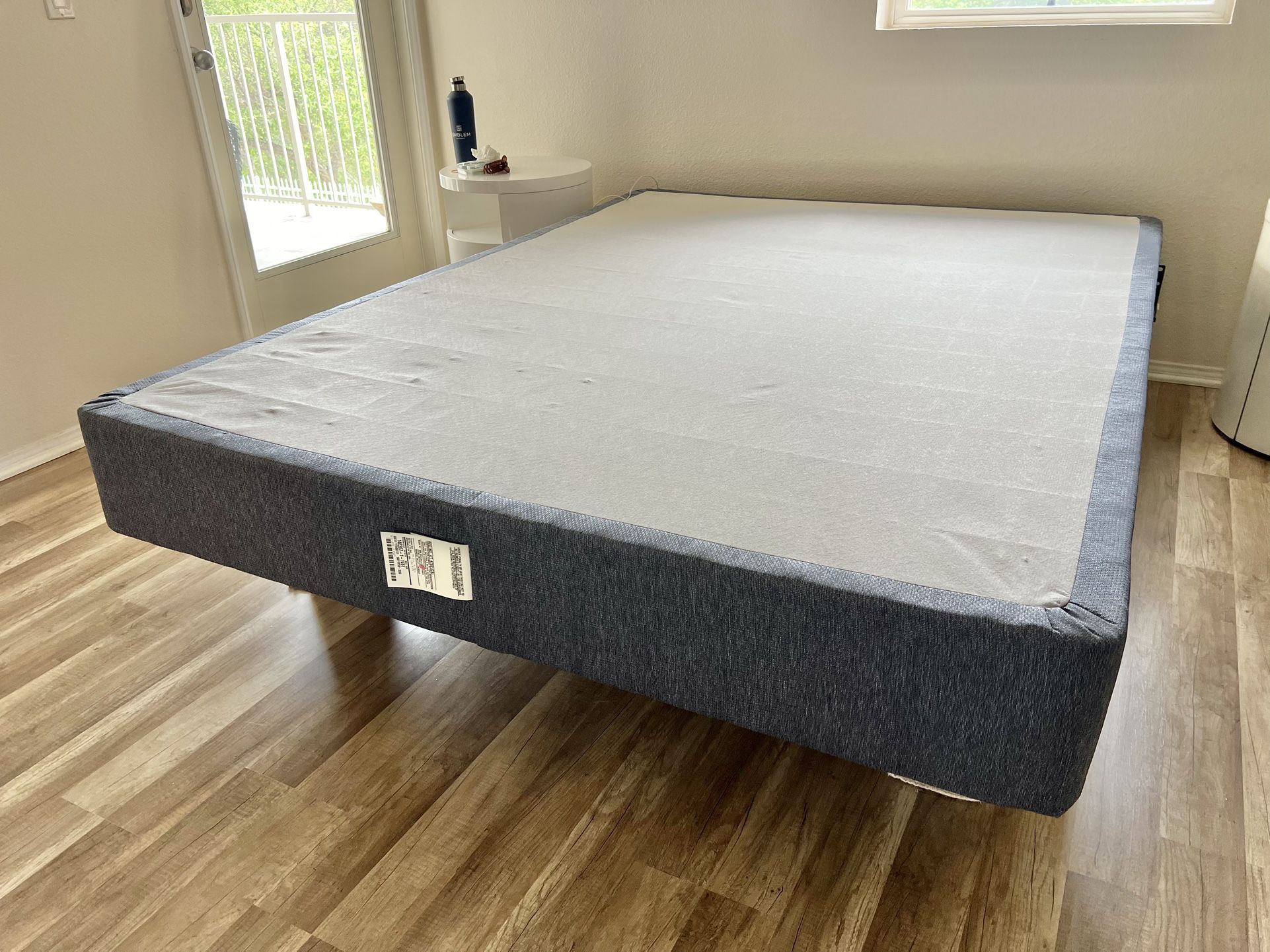 Queen Bed Box Spring Like New
