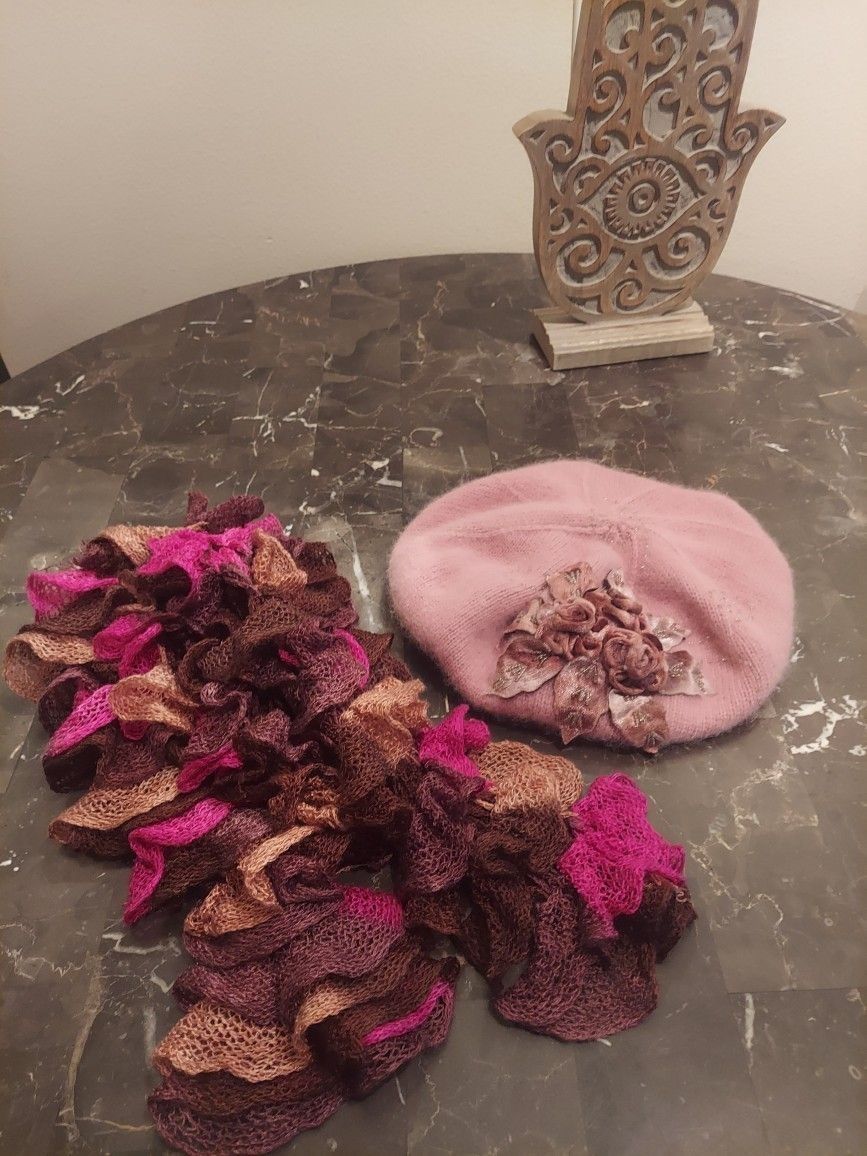 CUTE HAT $30 ( SCARF $ 15 )