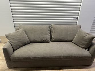 Castlery Agnes Slipcover Storage Sofa 88.6" - Grey