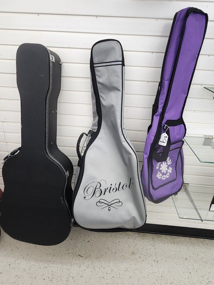 Empty Guitar & Violin Bags