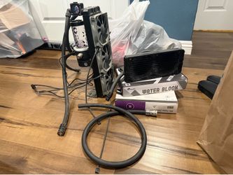 Misc pc water cooling components (see description)