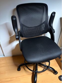 Ergonomic Drafting Office Chair w/Arms & Footring
