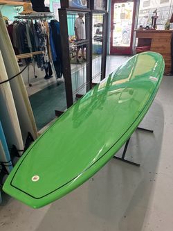 Green Takayama Longboard Surfboard 9’8