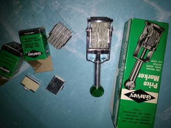 GARVEY PRICE MARKER. ( ANTIQUE ) NEVER BEEN USED