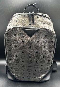 Silver MCM Duke Backpack – Metallic Visetos