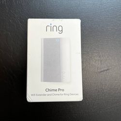 New Ring Chime Pro Wi-Fi Extender And Chime for Devices Smart Doorbell White