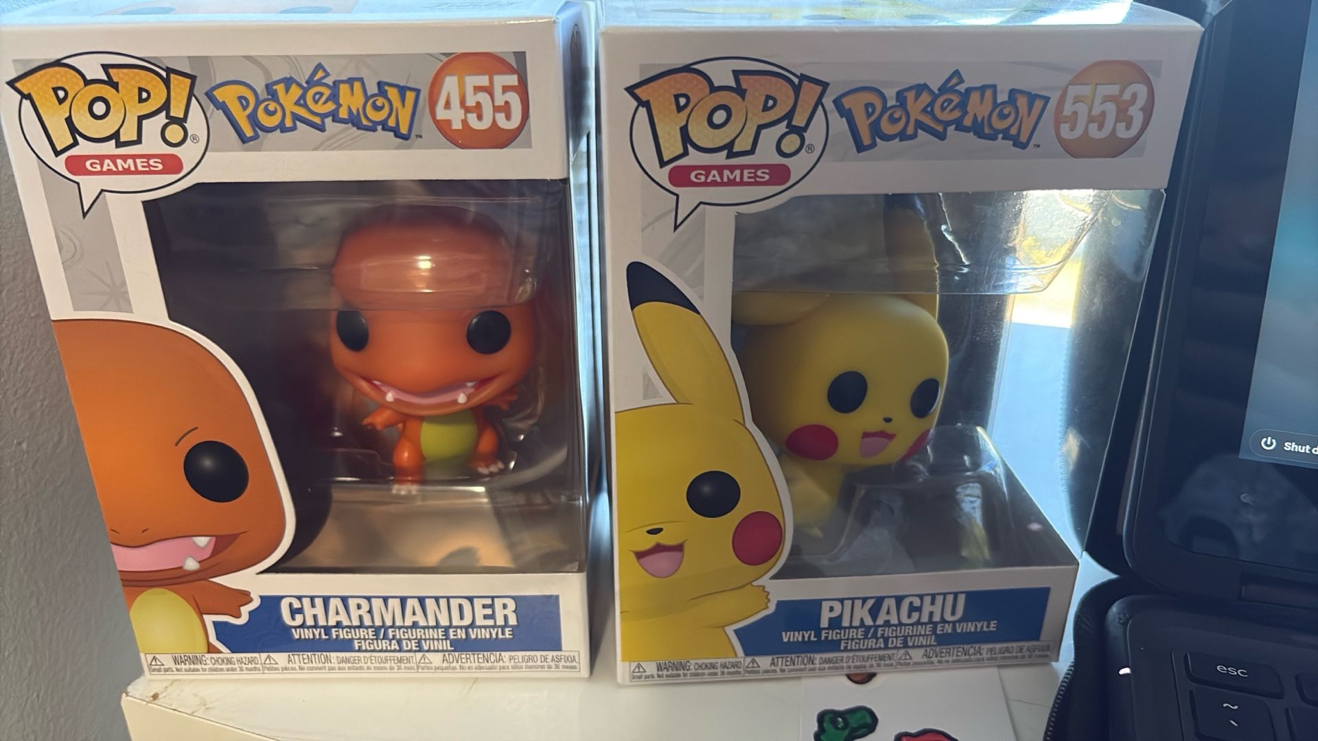 Charmander & Pikachu Funko Pops
