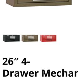 Kennedy 26″ 4-Drawer Mechanics’ Chest Base

