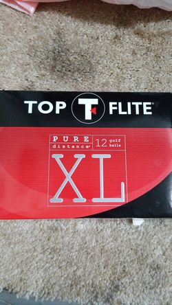 Top T flite pure distance XL 12 golf balls