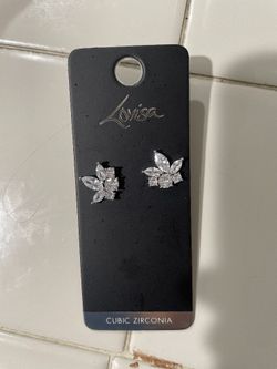 Silver Leaf Earrings 