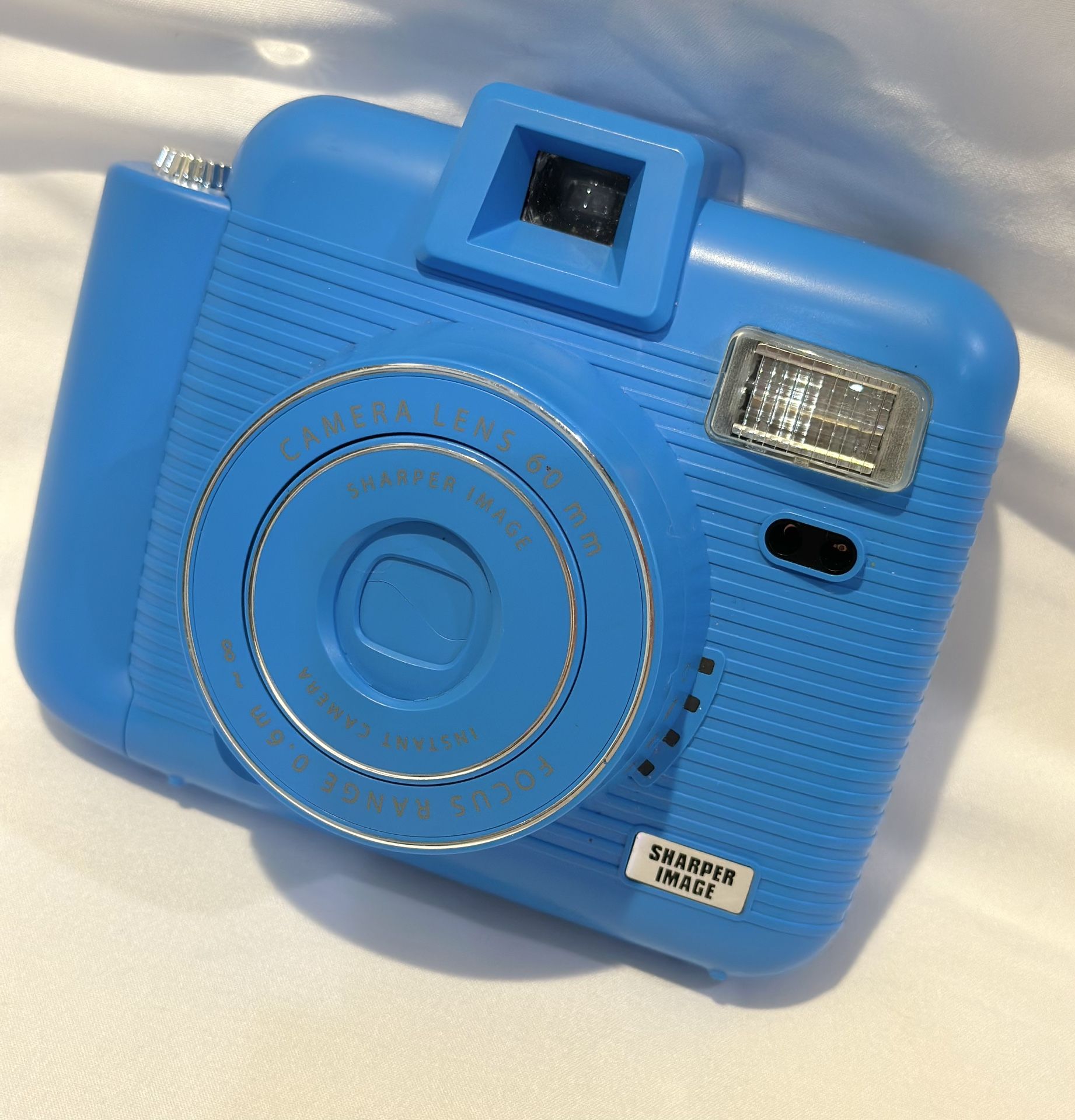 Sharper Image Instant Camera Blue Lens 60mm Great Condition