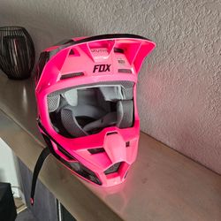 Fox MVRS Motocross Helmet Pink