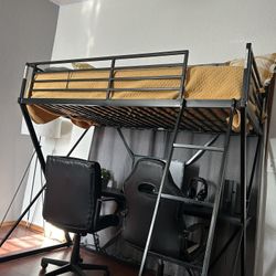 Bunk Bed With Desk 