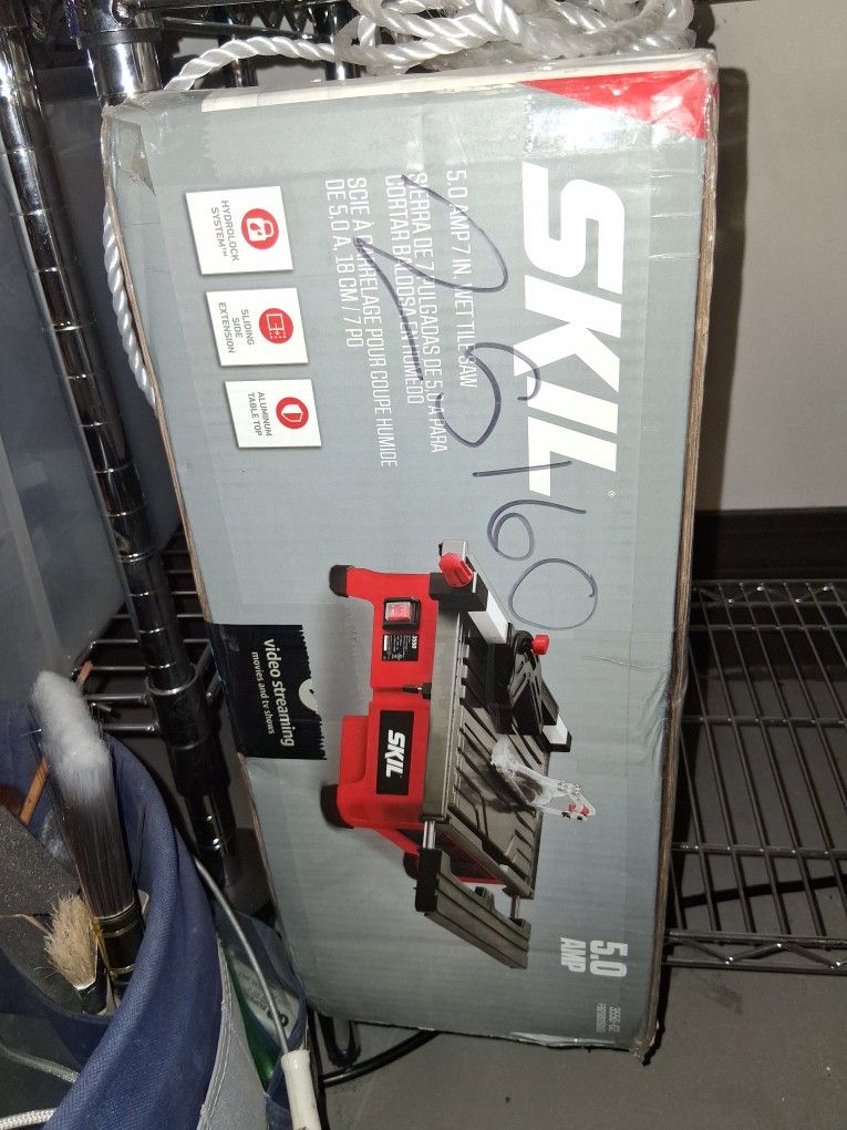New Skil Tile Wet Saw