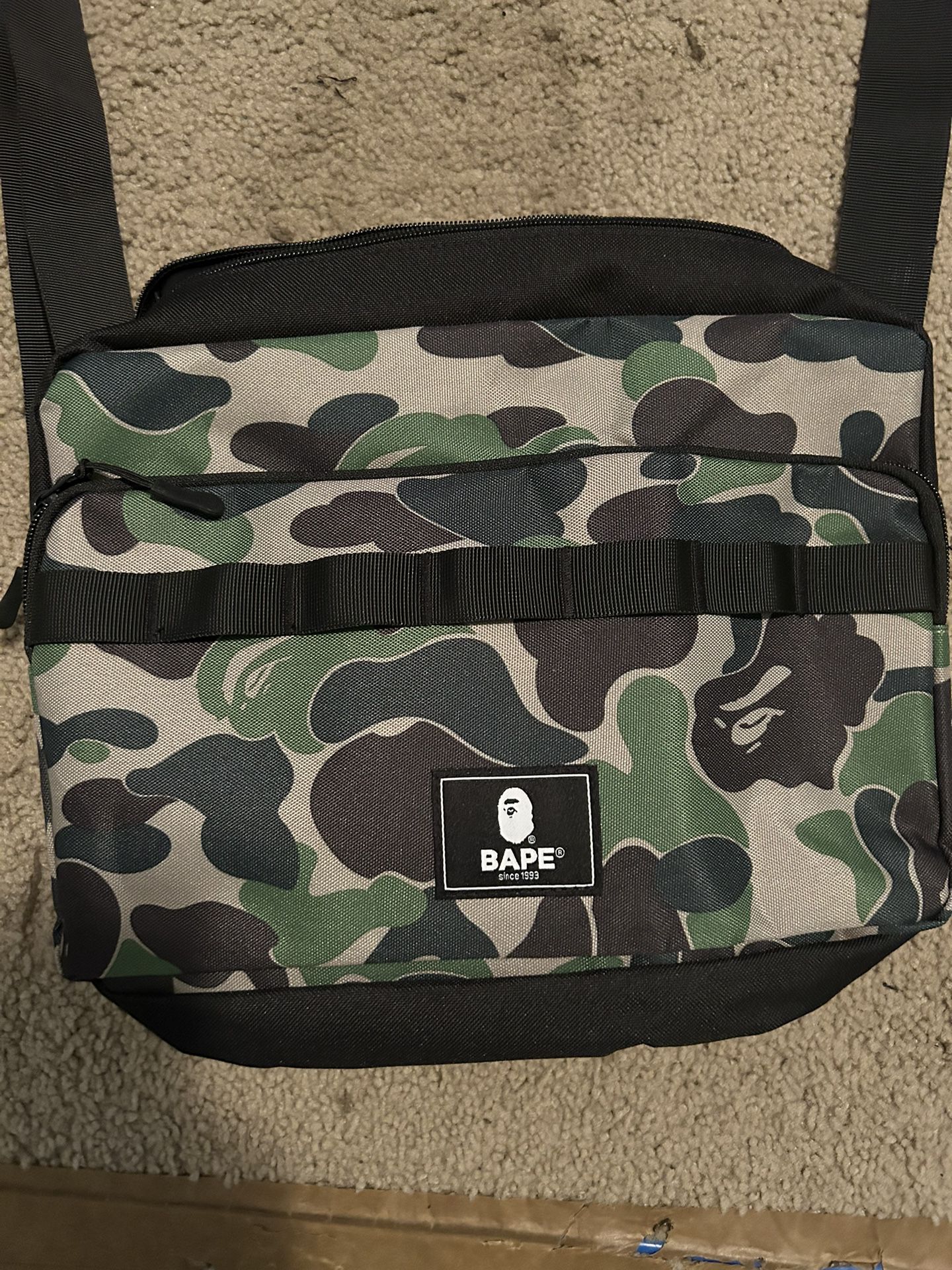 BAPE Camo Messenger Bag 