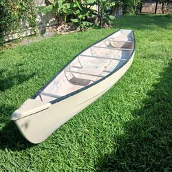 Canoe With Paddles. 15 Feet Long