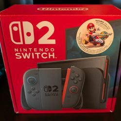 Brand New Nintendo Switch 2 with Mario Kart World Download Code