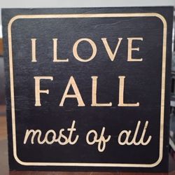 Fall tabletop decor