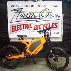 Brand New Stealth Bomber E Bike 5000 Watt - Orange 