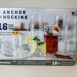 Anchor Hocking 16-piece Cup Set