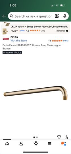 Delta Shower arm Extension