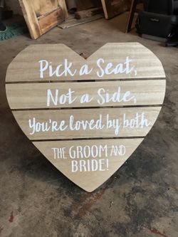 Wedding sign
