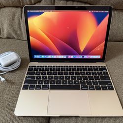 Late 2017 MacBook Intel Core M3, 8GB Ram, 256GB, Rose Gold, Excellent