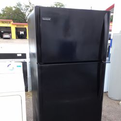 Frigidaire Top And Bottom Black  Refrigerators 