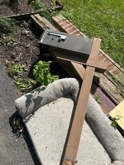 Mailbox/post/ and post holder