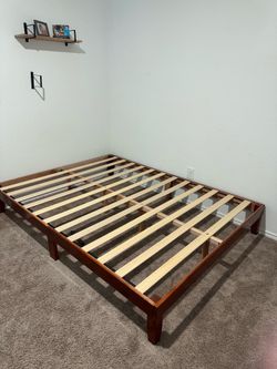 Bed frame wooden