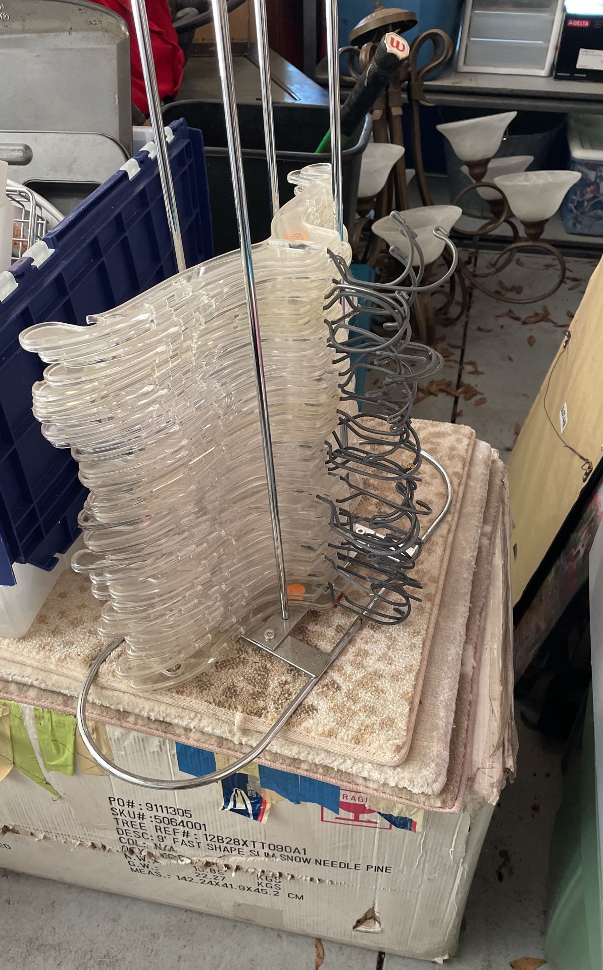 Plastic Children Hangers Clear