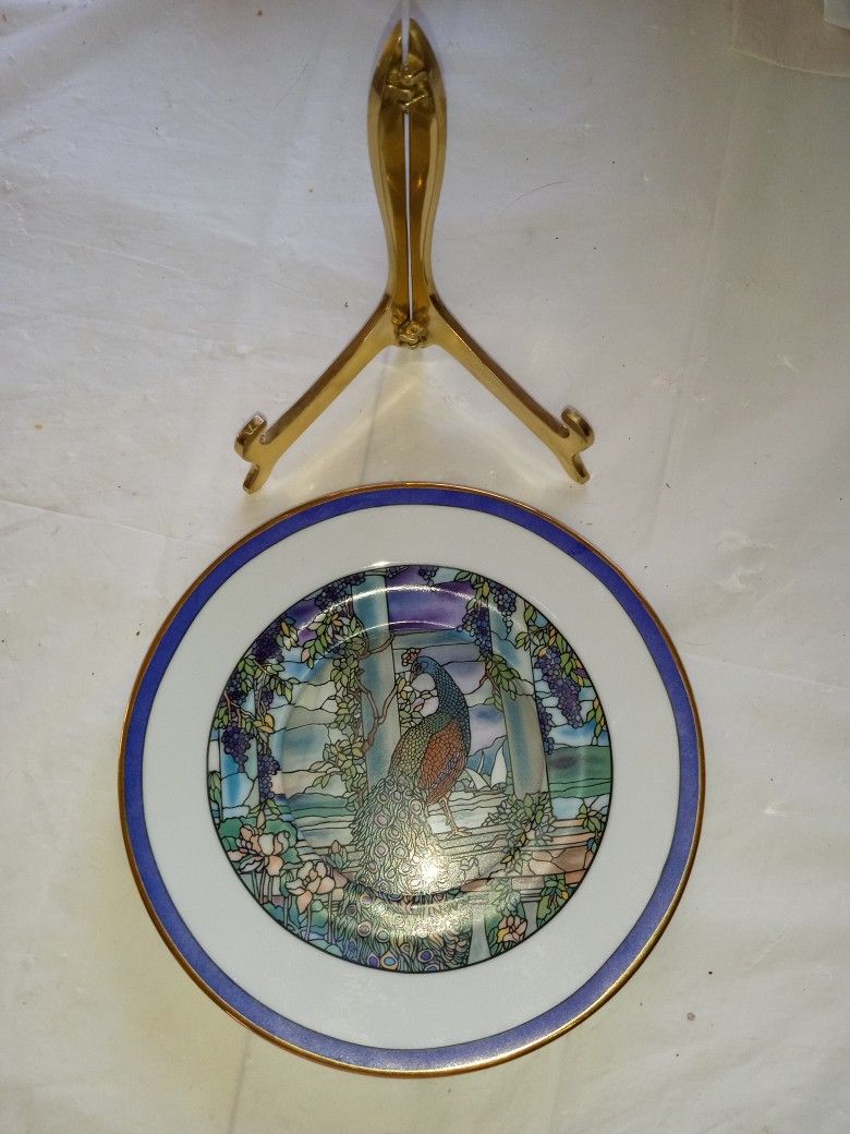 Decorative Peacock Plate