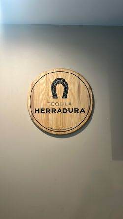 tequila, Herradura Wood Circle Sign